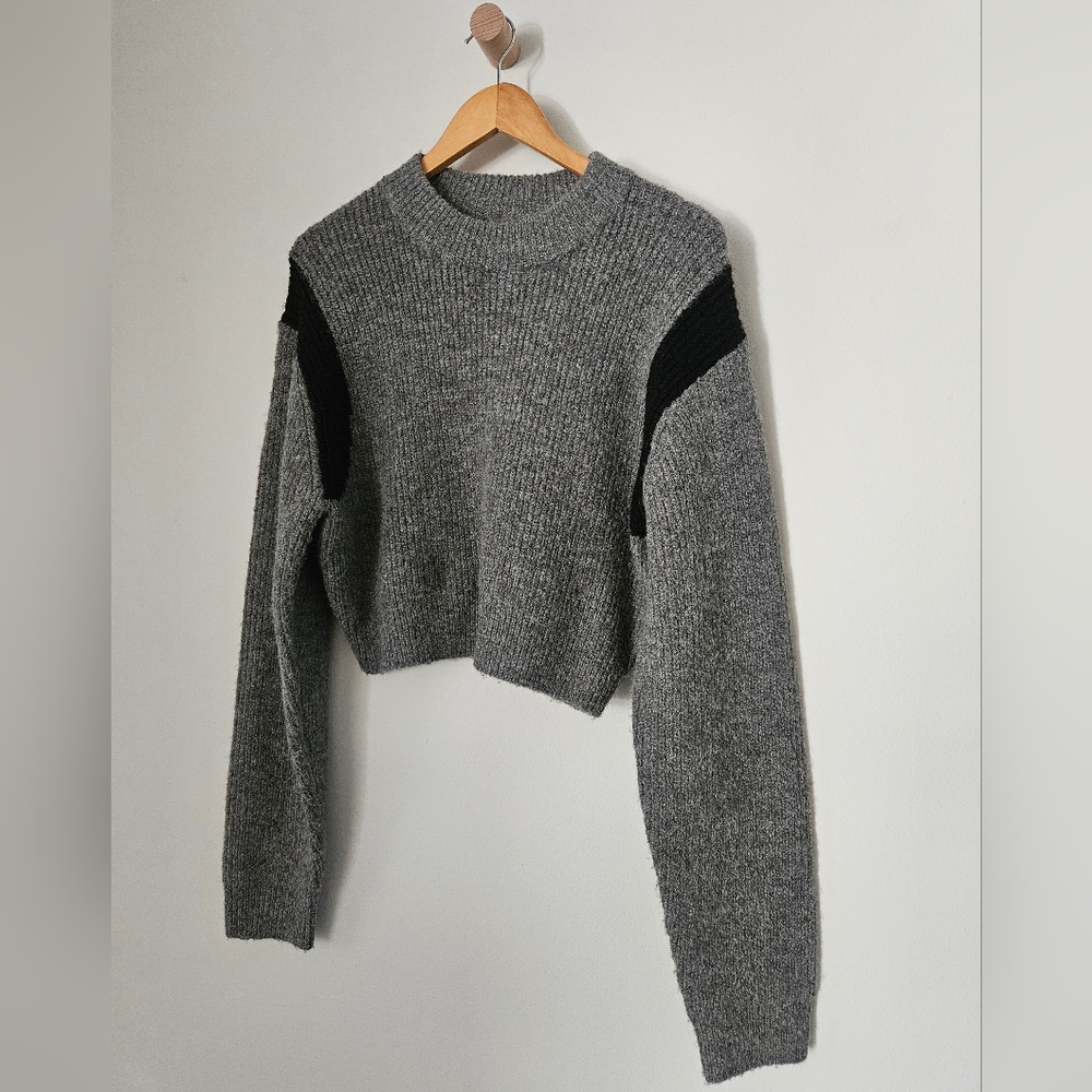 Oak + Fort Cropped Sweater Size M - Picture 6 of 12